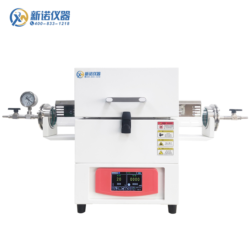 新诺仪器EGL-N 系列触摸屏智控管式电阻炉开启式真空高温管式炉实验室电炉1200度